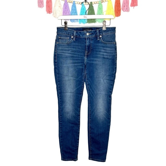 Lucky Brand Lolita Super Skinny Jeans Dark Wash High Rise Denim Pants Size 6 - Picture 2 of 15